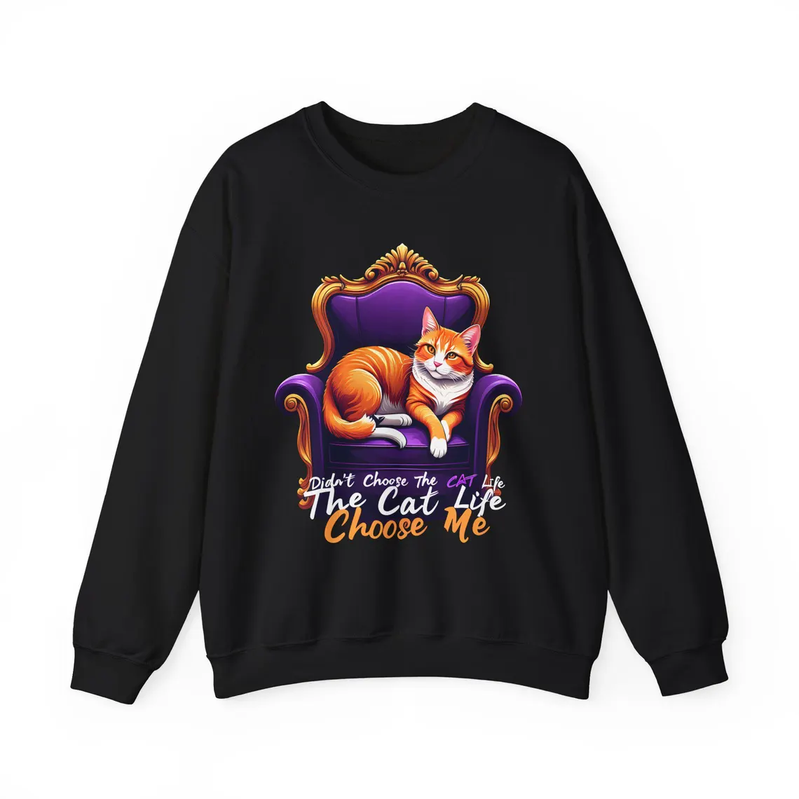 Cozy Cat Lover Sweatshirt – The Purr-fect Addition to Any Wardrobe